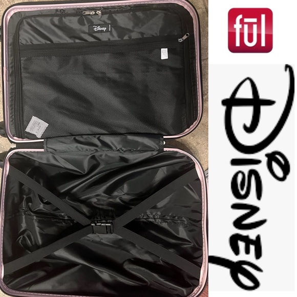 Ful Disney Mickey Mouse 21” Carry On rose gold Luggage set*NWT - Picture 4 of 4